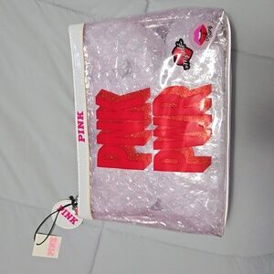 PINK makeup bag - cosmetic bag - NWT